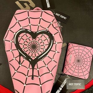 Monster High Draculaura Pink Coffin Mini Backpack and Wallet Set